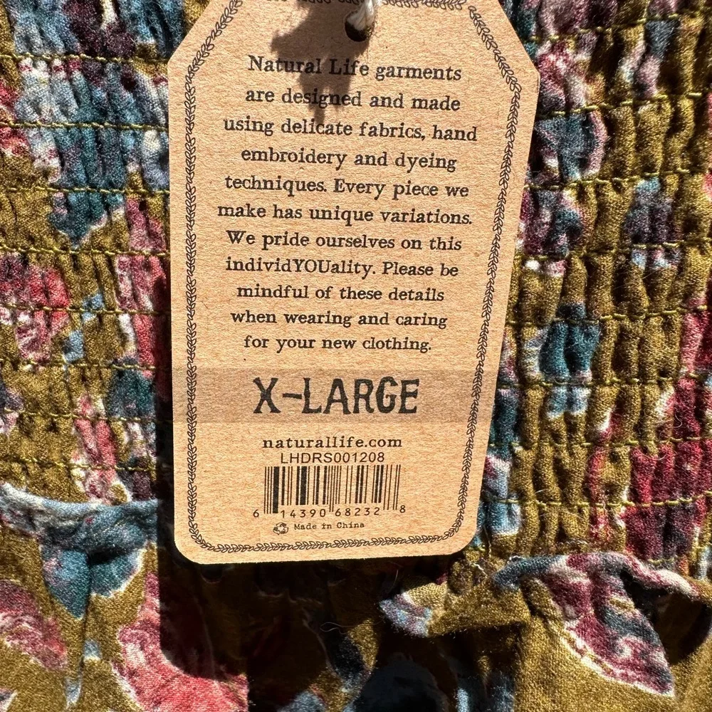 NATURAL LIFE Multicolor Floral Maxi Dress - Picture 3 of 3